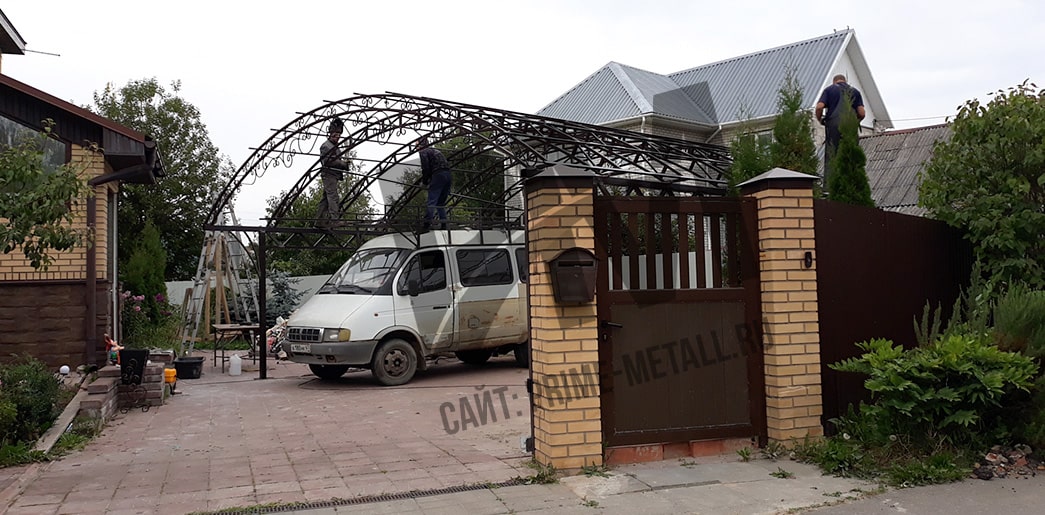 навесы для авто, автонавесы в смоленске